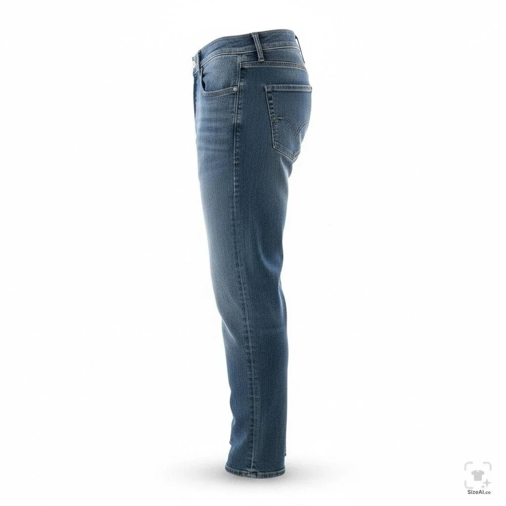True Religion Geno Jeans Mens 36x31 Blue Light Wash Tapered Relaxed Zip Fly